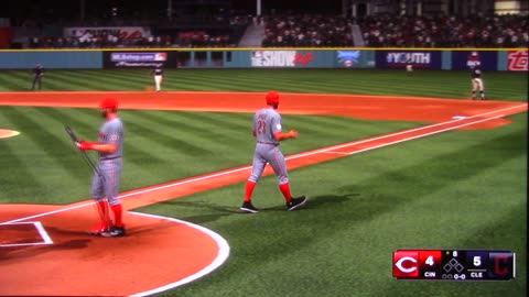 MLB The Show: Cincinnati Reds vs Cleveland Guardians (S8 G128 Hulse 4 HRs)