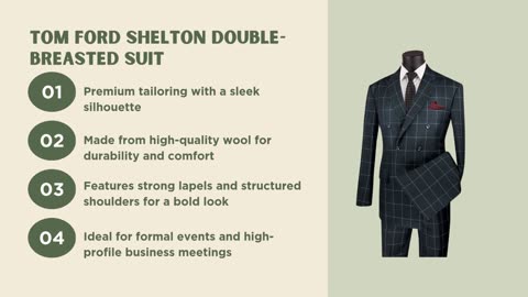 Top 10 Men's Double-Breasted Suits for a Dapper Look