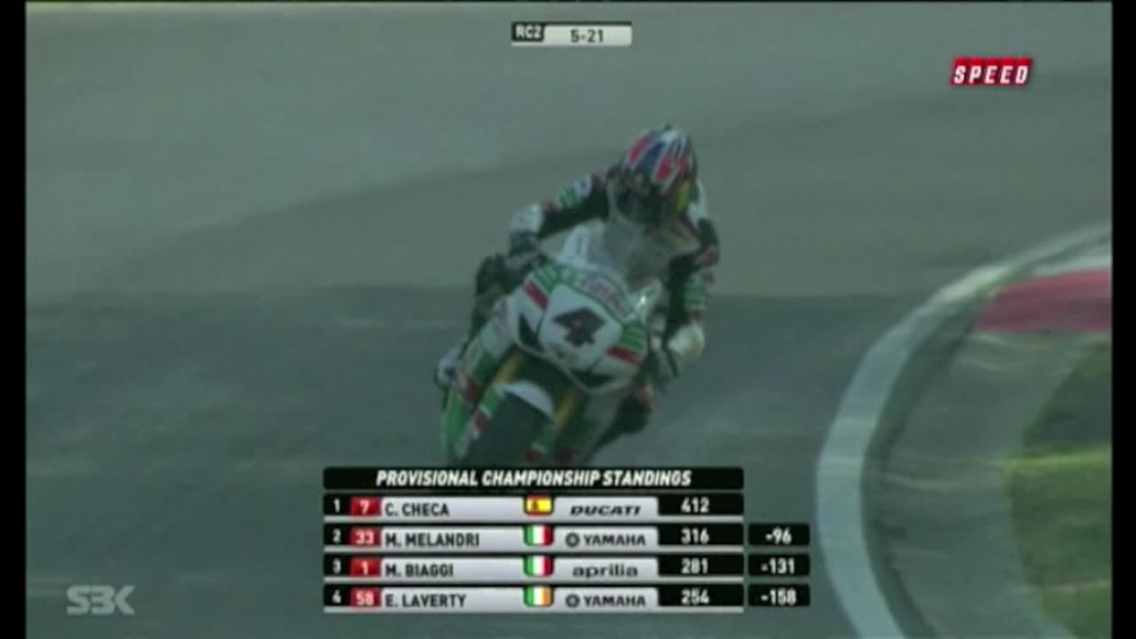 SBK Imola Race 2 Highlights 2011