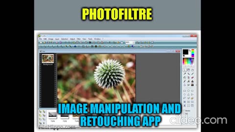 PhotoFiltre an Image Manipulation and Retouching app