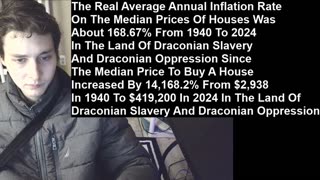 The Real Average Annual Inflation Rate On The Median Prices Of Houses Was About 168% From 1940-2024