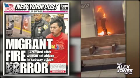 Nick Sortor exposes corporate media's cover-up of illegal alien burning a woman on NY subway.