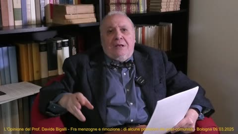 L'opinione del Prof. Davide Bigalli - Bologna 09.03.2025