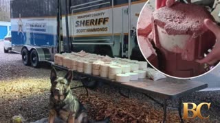 148 pounds of crystal meth found in stone landscaping pavers in North Carolina