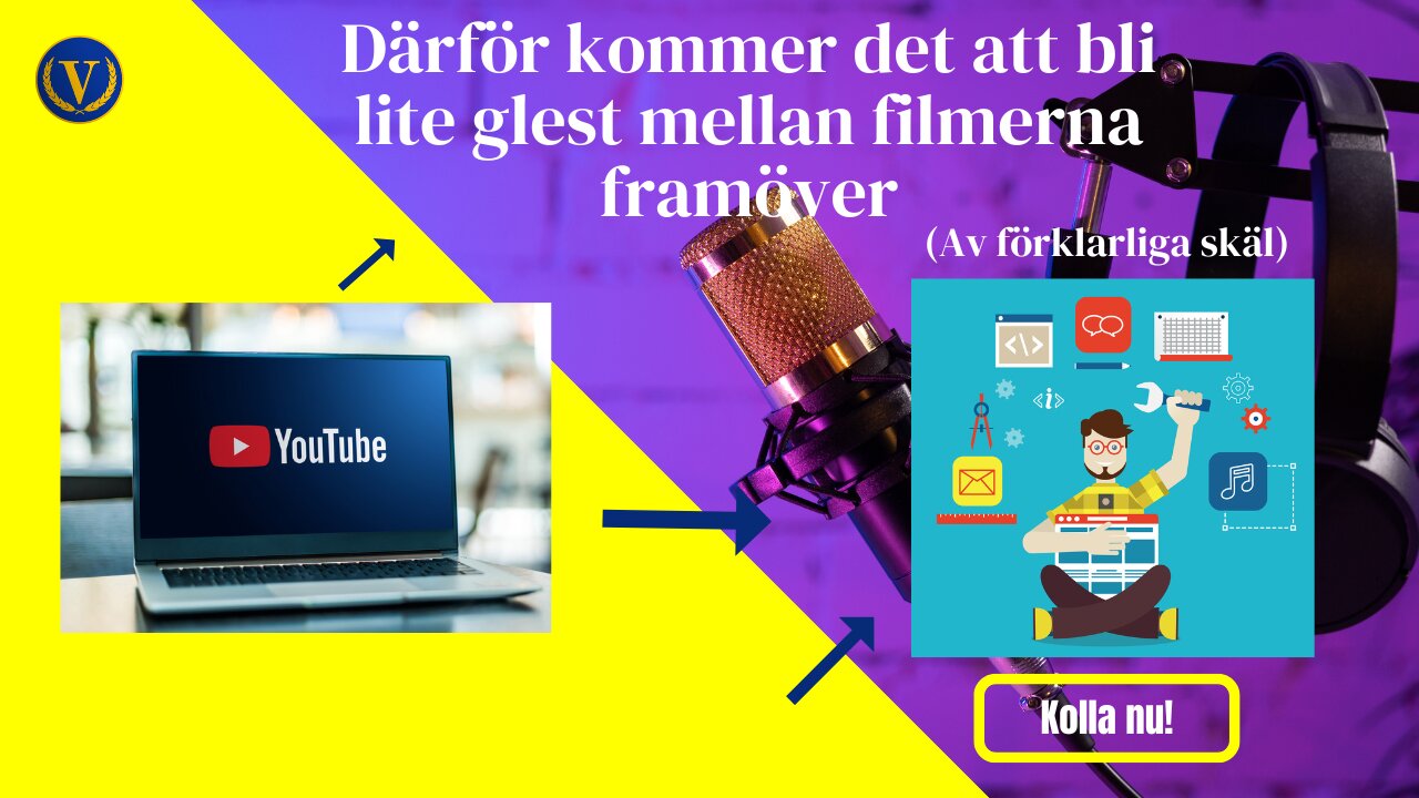 Därför kommer det att bli lite glest mellan filmerna den närmaste tiden