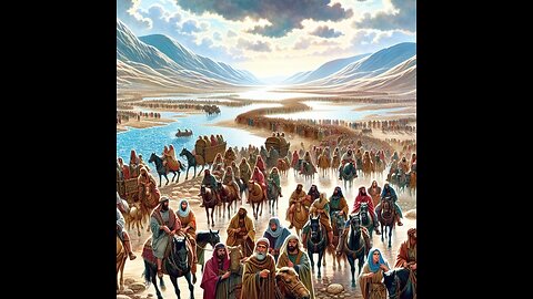 Exodus 13:1-22 The children of Israel are led out of Egypt by Gods mighty hand.