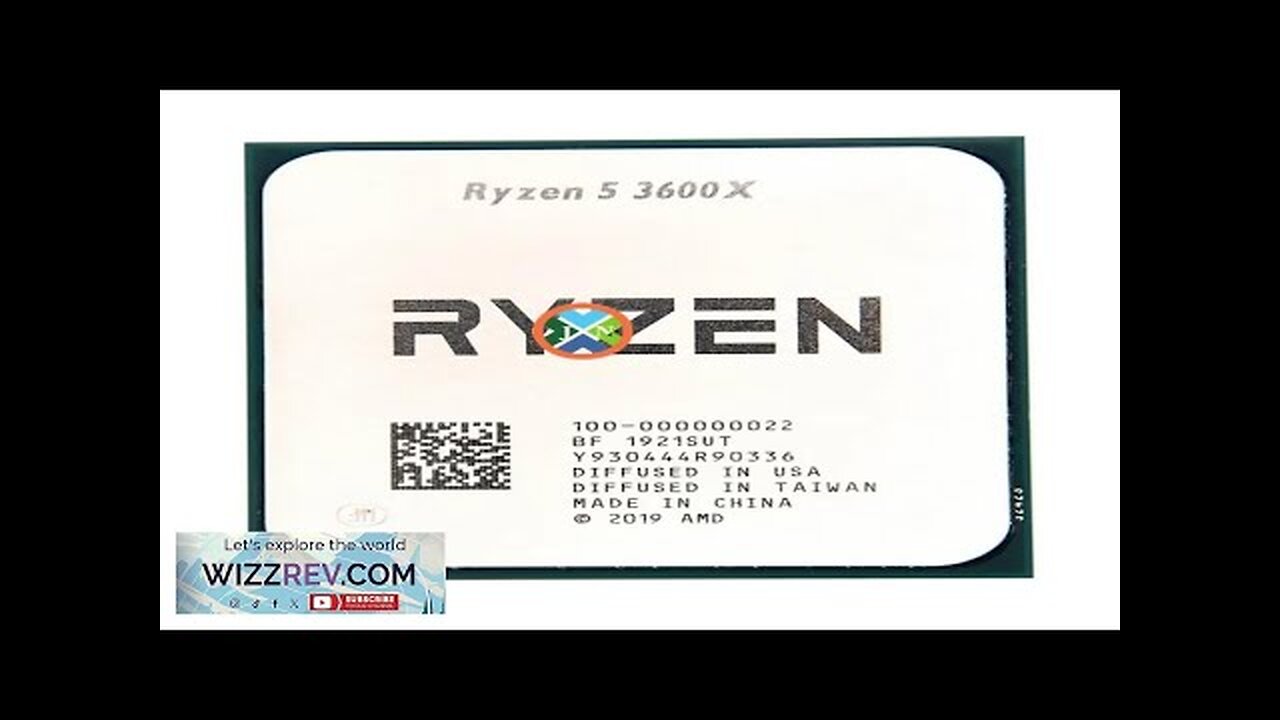 Ryzen 5 3600X R5 3600X 3.8 GHz Six-Core Twelve-Thread CPU Processor 7NM Review