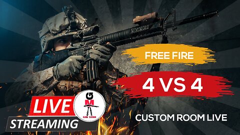 Free Fire Max Custom Room 4 VS 4 Live Challenge 🔥