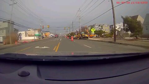 Driving on Long Beach Island New Jersey