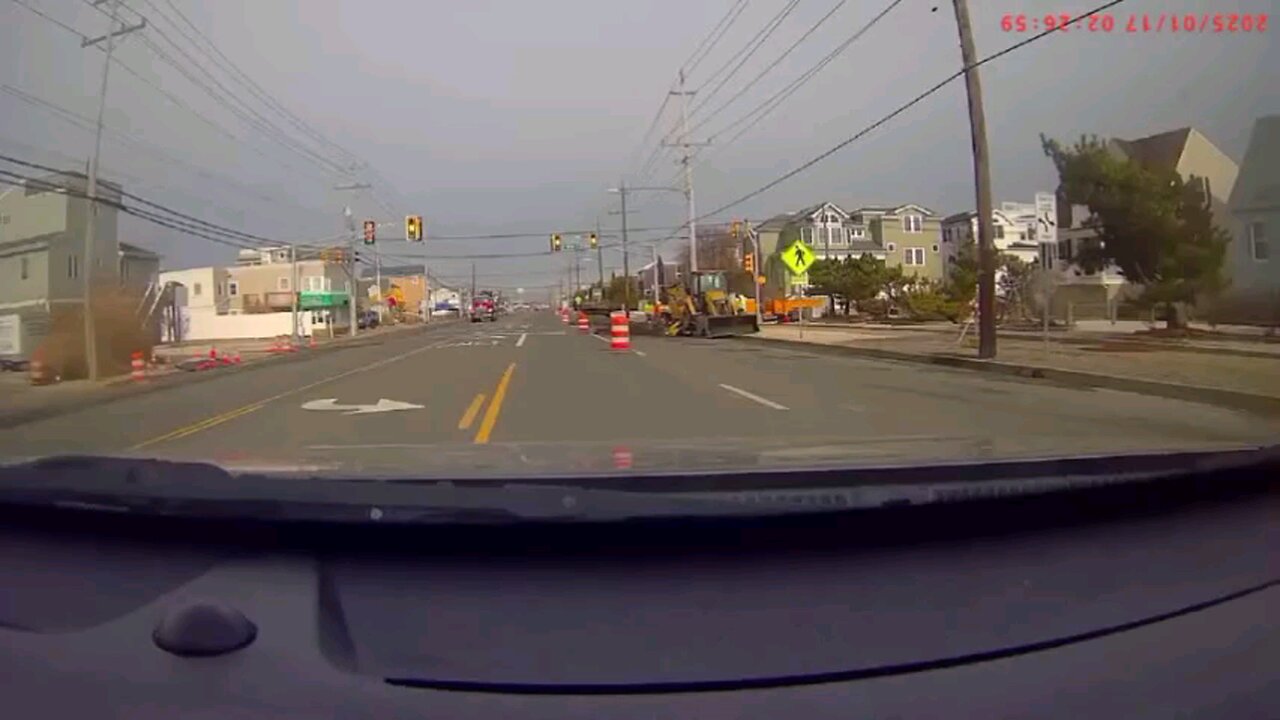 Driving on Long Beach Island New Jersey