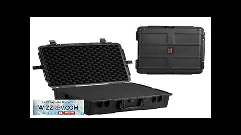 VEVOR 2.4 Cu.ft Weatherproof Hard Case with Handle Clips Padlock Holes Foam Review