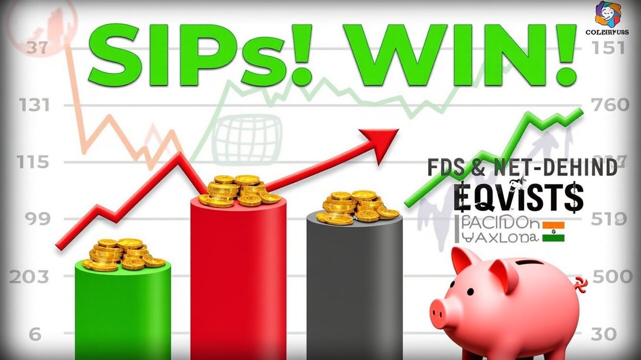 "SIPs Overtake Fixed Deposits & Equities in India🇮🇳 💰 | Finance Report📊"