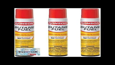 Ronson Lighter Butane Refill 135ML (Pack of 3) with Cleaning Cloths Review