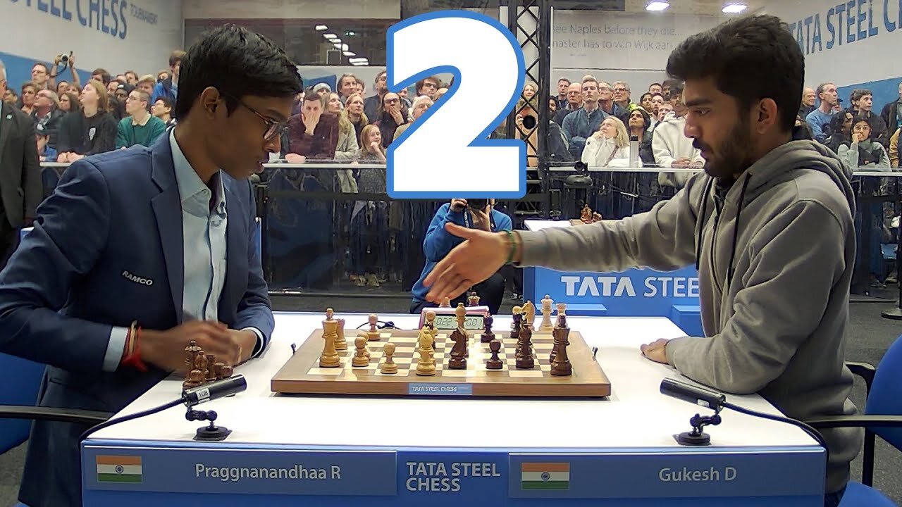 GUKESH VS PRAGG TIEBREAK TATA STEEL 2025 GAME 2!