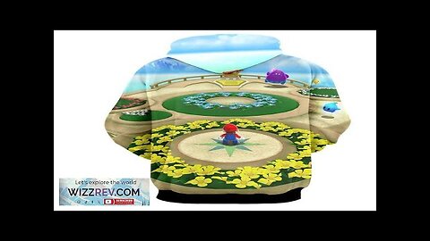 Super Mario Skyship Edition Cool Map Color Style Hoodie Review