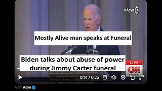 Biden brought up abuse of power at Jimmy Carter funeral