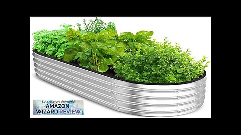 Utopia Home Galvanized Raised Garden Bed 4ft x 2ft Lightweight Planter Boxes Review