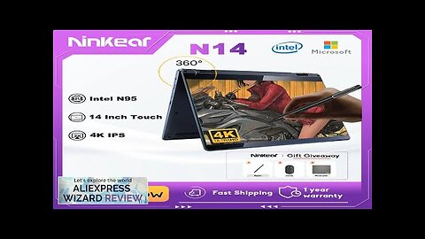 Ninkear N14 Notebook 14-inch 4K Touchscreen Laptop 12th Generation Intel N95 Processor Review