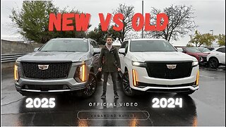 2025 Cadillac Escalade vs 2024 Cadillac Escalade in Sport Platinum