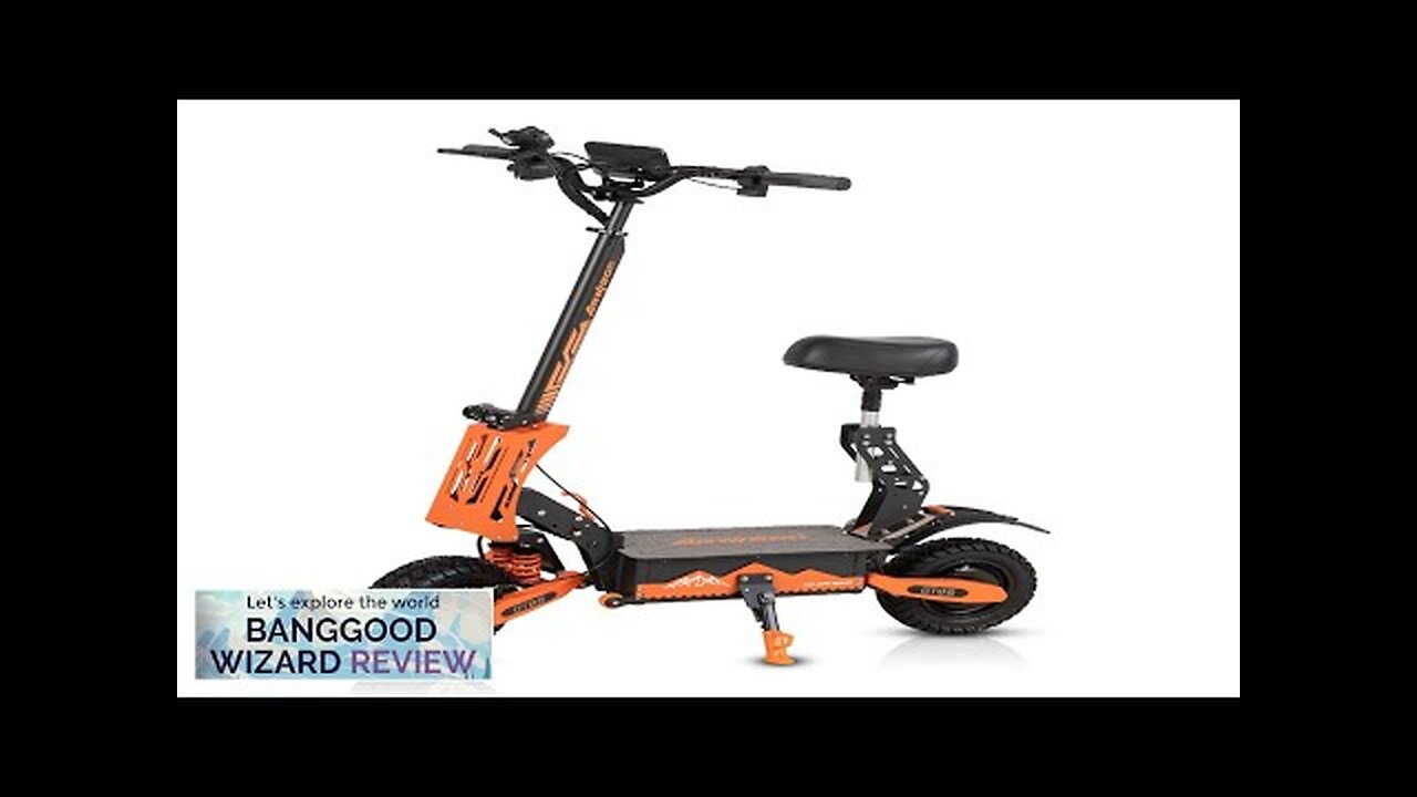 USA Direct Arwibon GT08 Electric Scooter 60V 27AH 2800W*2 Dual Motor 11 Review