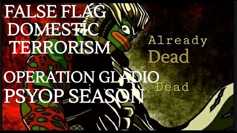 Operation Gladio Domestic 5th Gen War Against U.S. Citizens. Counter Narratives, Sleeper Cells