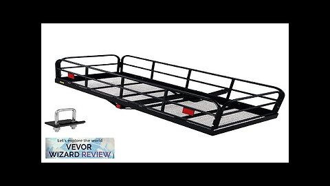 VEVOR Hitch Cargo Carrier 60 x 24 x 14 in Folding Trailer Review