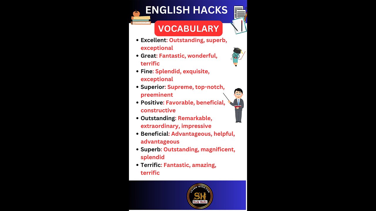 Daily use Important vocabulary words for exam 2025 73 #studyhacks123 #vocabulary #english #shorts