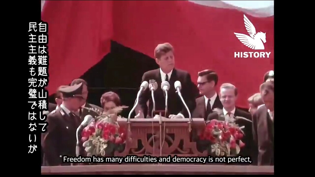 JOHN F. KENNEDY'S SPEECH AT THE BERLIN WALL "ICH BIN EIN BERLINER" (JUNE 26, 1963) 🔥