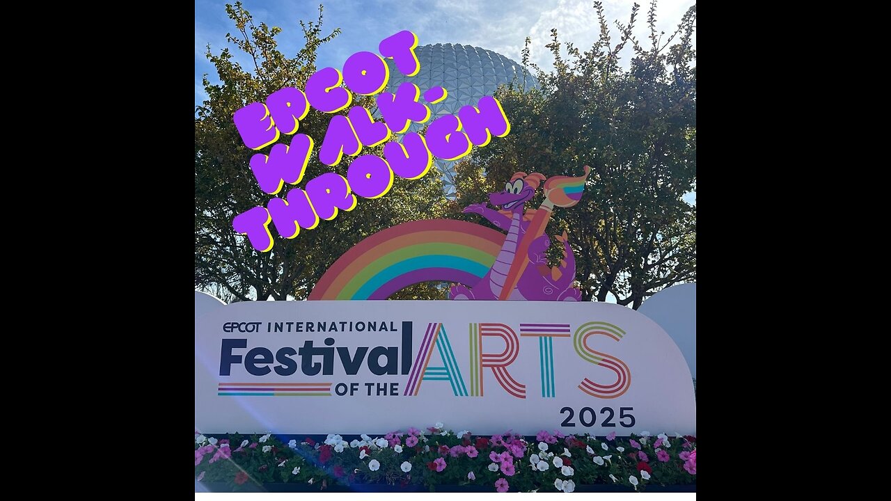 EPCOT Festival of the Arts 2025 | No Commentary Walkthrough | Part 1