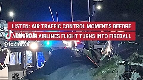 Listen to air traffic control moments before
