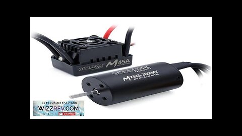 SURPASS HOBBY M2845/M540 All Black Waterproof Brushless Motor W/ M45A Waterproof ESC Review