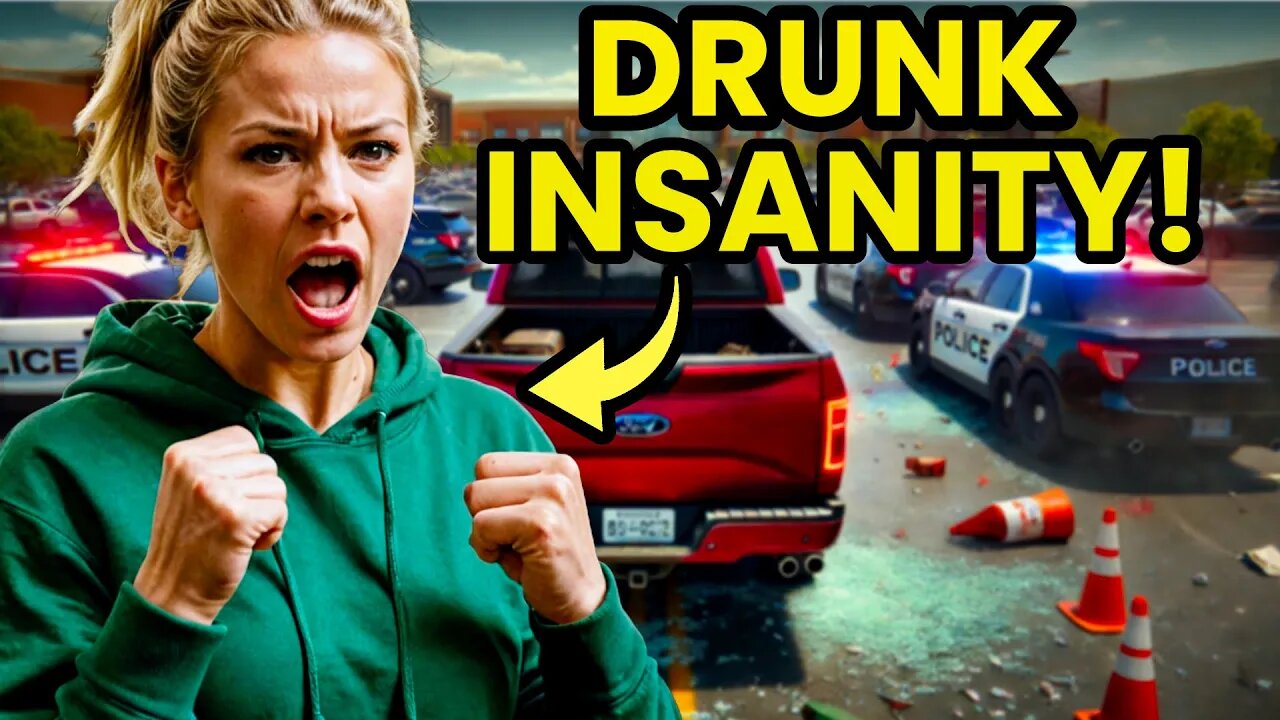 Wild Boxed Wine Karen Refuses to Accept Reality in Parking Lot Mayhem!