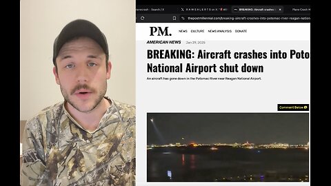 BREAKING: Plane Crash Forces Shutdown of Reagan National Airport