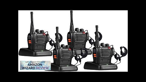 pxton Walkie Talkies Long Range for Adults with Earpieces16 Channel Walky Talky Review