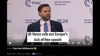 JD Vance calls out Europe’s lack of free speech, roast Gretta thumberg