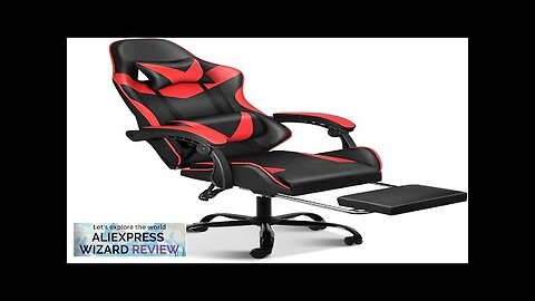 Gaming Chair Backrest and Seat Height Adjustable Swivel Recliner Racing Office Computer Review