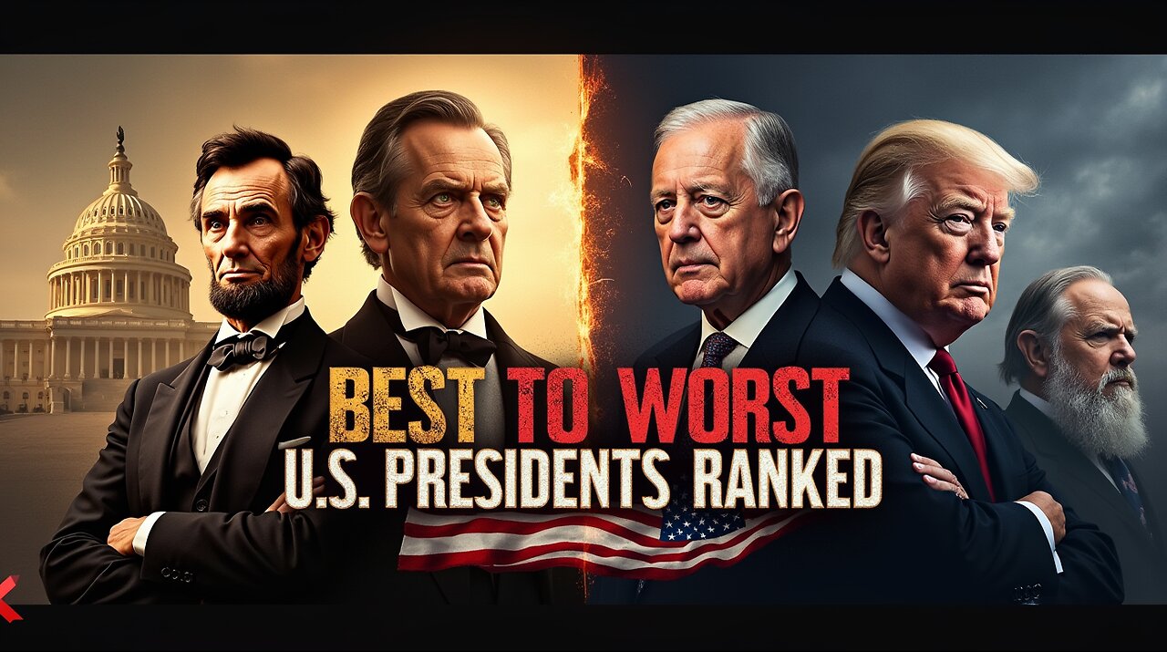 2025 - U.S. Presidents Ranked - Best to Worst 🇺🇸📈📉