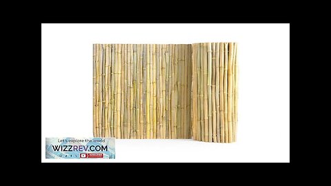 VEVOR Natural Rolled Bamboo Fence Bamboo Panel 4 ft H x 8 Review