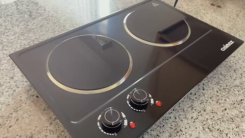 Double Burner, 1800W Ceramic Electric Hot Plate for Cooking Review