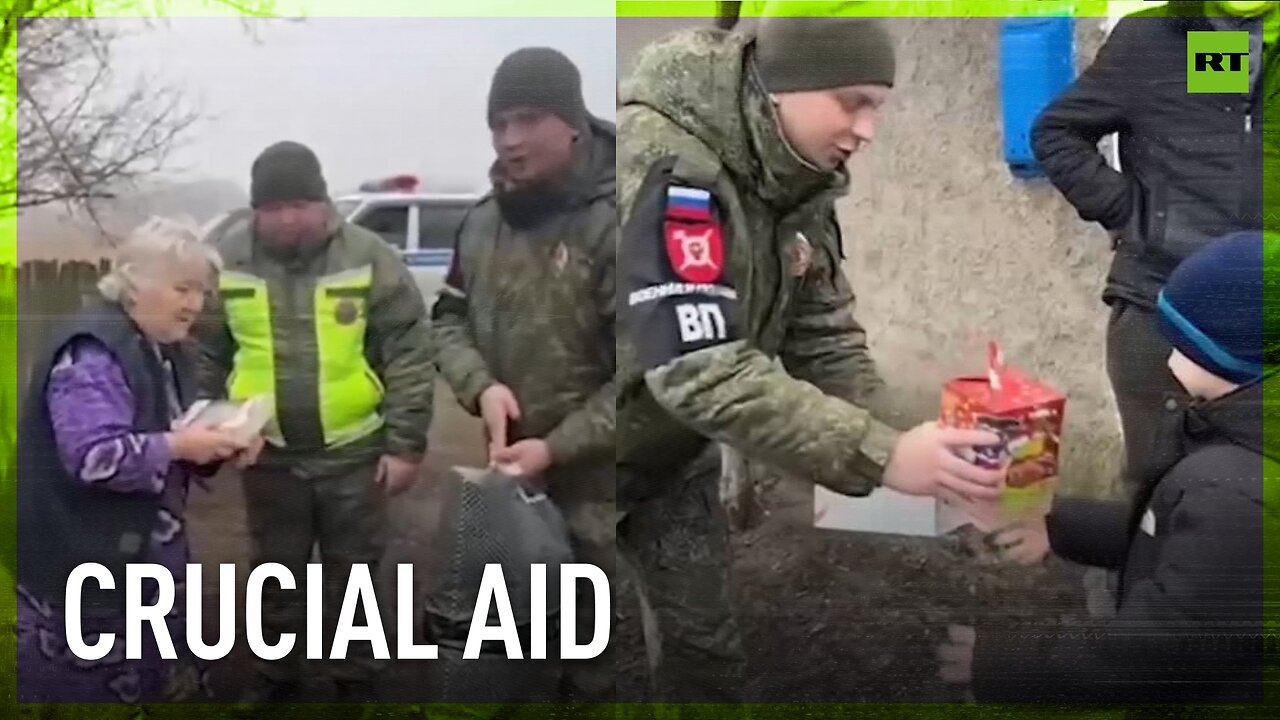 Lugansk residents receive crucial humanitarian aid