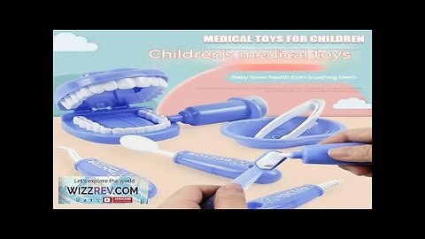 Children Montessori Toys Parent-child Interaction For Girl Boy Dentist Check Teeth Model Review