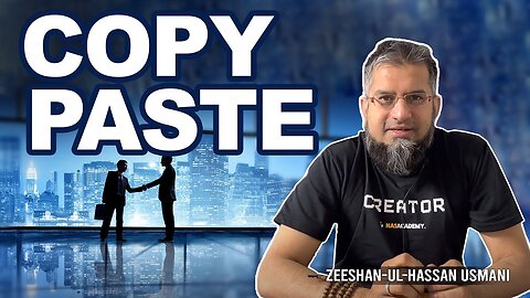 Copy Paste | کاپی پیسٹ | Zeeshan Usmani