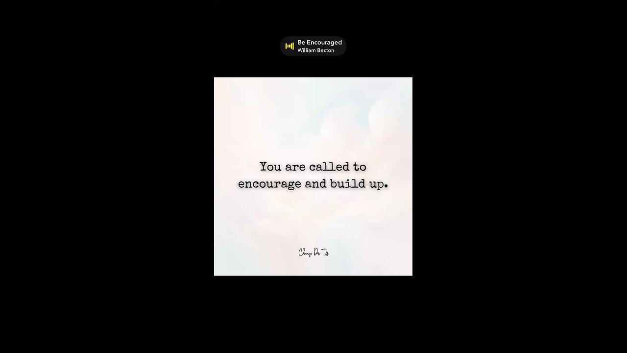Encourage