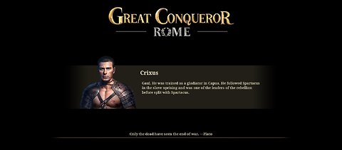 Great Conqueror Rome Chapter 13: Conquering Germania Cherusci Decisive Battle pt.1