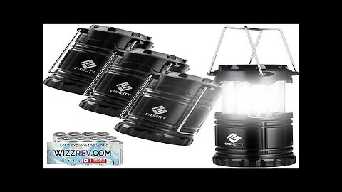 Etekcity Camping Lanterns for Power Outages 4 Pack Flashlight for Camping Essentials Review