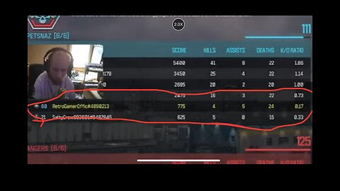 Cyraxx live on YT. "COD MATCHES IN SUPPORT OF 420". 3/2/2025. "Pro Gamer" with K/D ratio of 0,17...