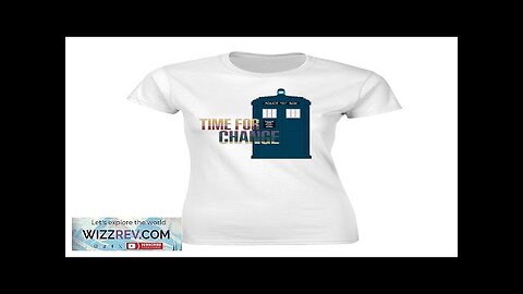 Doctor Who: Women's Fit T-Shirt: TARDIS Time For Change Review