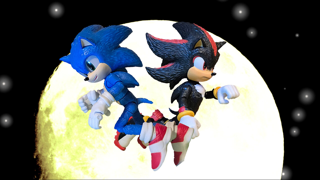 Sonic vs Shadow Stop Motion (Sonic 3)