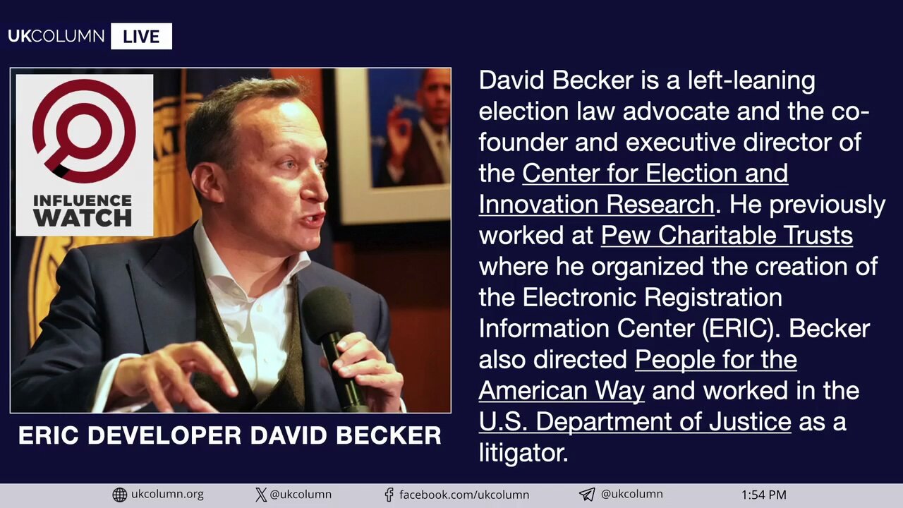 Free and Fair? The Battle Over Election Integrity, ERIC, and Federal Oversight - UK Column News