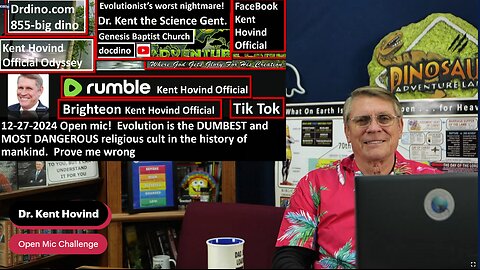 Dr. Kent Hovind Open Mic